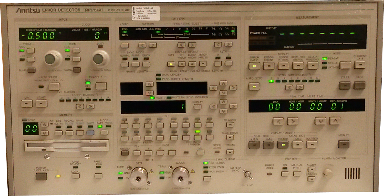 Similar product is Anritsu MP1764A