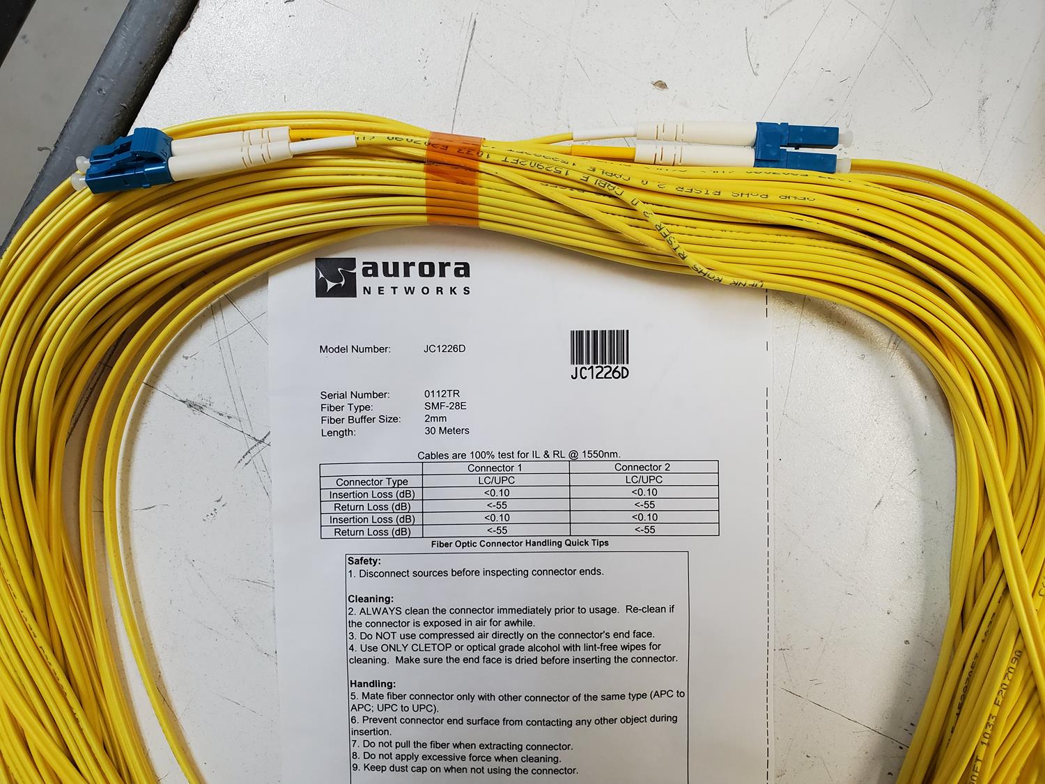 Similar product is AccuSource LC/UPC patchcord lot